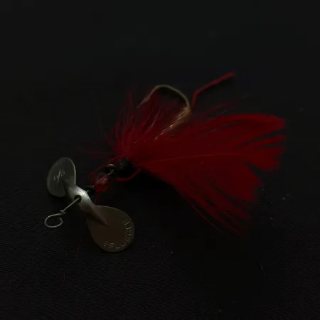 Pflueger Pilot Fly Spinner, Nikkel/Rood, 1.2 g, Vintage, #24804
