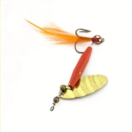 Vintage Worth #301 Spinner, rood/zwart/goud, 9g, veren dreg, #24813
