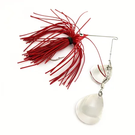 Finny Super Pro Spinnerbait, Nikkel/Rood, 17g, Tandem Colorado, #24949