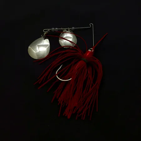Finny Super Pro Spinnerbait, Nikkel/Rood, 17g, Tandem Colorado, #24949