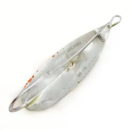 Vintage Johnson Silver Minnow Weedless, Groen/Oranje, 9 g, #25191