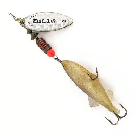 Mepps Aglia Long 2 Mino Spinner, Rinbo, 9 g, Gehamerd Blad, #25195