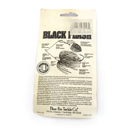 Blue Fox Black Flash Spinnerbait, Chartreuse, 14g, Ratel, #25197