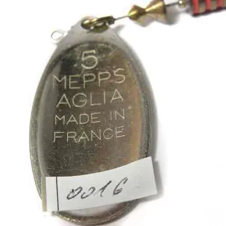 Mepps Aglia 5 Musky Killer Steel Spinner, Staal/Messing, 16g, #0016