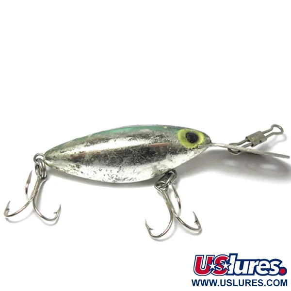 Storm Hot'N'Tot Thin Fin Plug, Staal / Groen, 6,5g, Metalen Lip, #0033