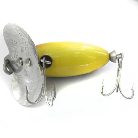 Fred Arbogast Jitterbug Oppervlaktelure, Baars, 7g, Metalen Lip, #0087
