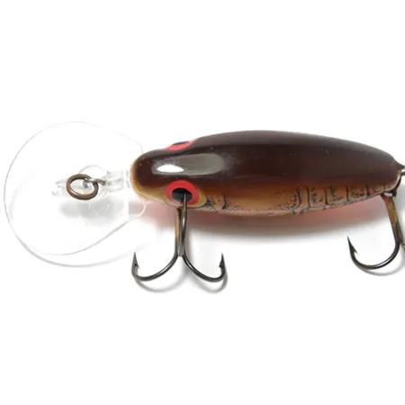 Storm Hot'N Tot Crankbait, Bruin/Oranje, 12g, brede duiklip, #0098