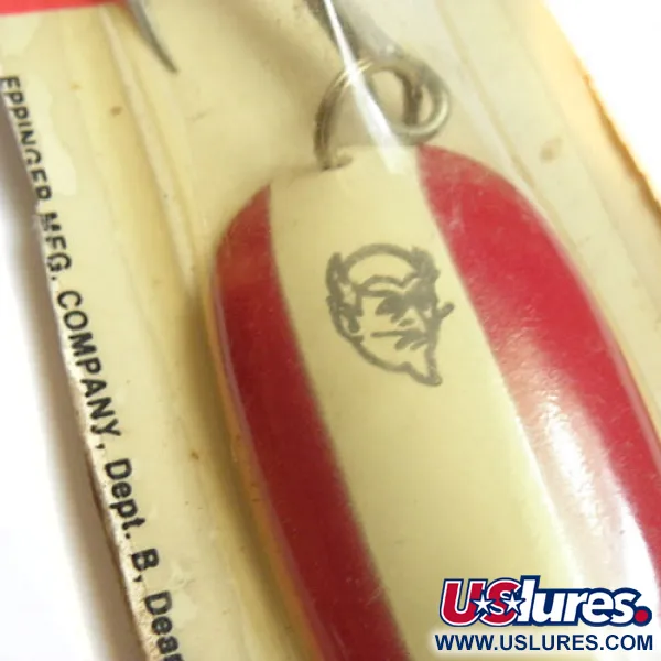 Dardevle Eppinger Lepel, Rood / Wit, 28g, Klassiek, #0178