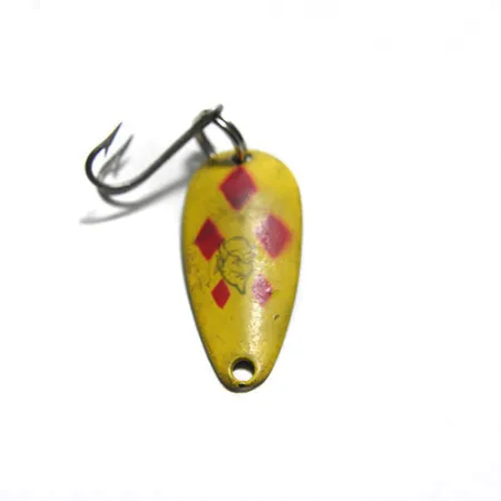 Dardevle Skeeter Eppinger Lepel, Geel/Rood, 1g, Vintage, #0190