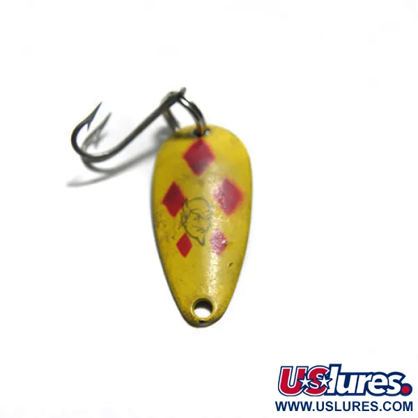 Dardevle Skeeter Eppinger Lepel, Geel/Rood, 1g, Vintage, #0190