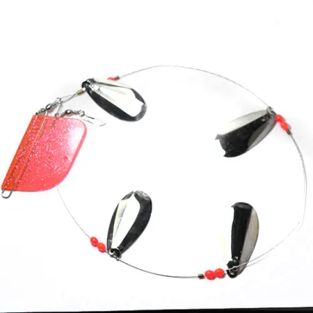 Luhr Jensen Les Davis Lake Troll Trollsysteem, Nikkel/Roze, 22g, #0192