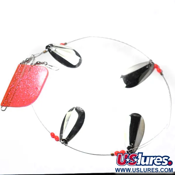 Luhr Jensen Les Davis Lake Troll Trollsysteem, Nikkel/Roze, 22g, #0192