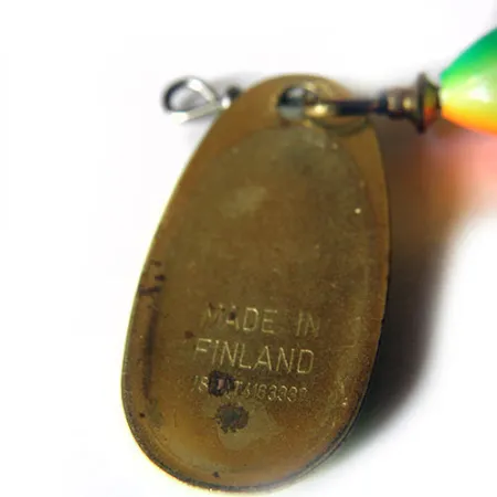 Blue Fox Super Vibrax 2 Minnow Spinner, Groen/Geel/Oranje, 8g, #0227