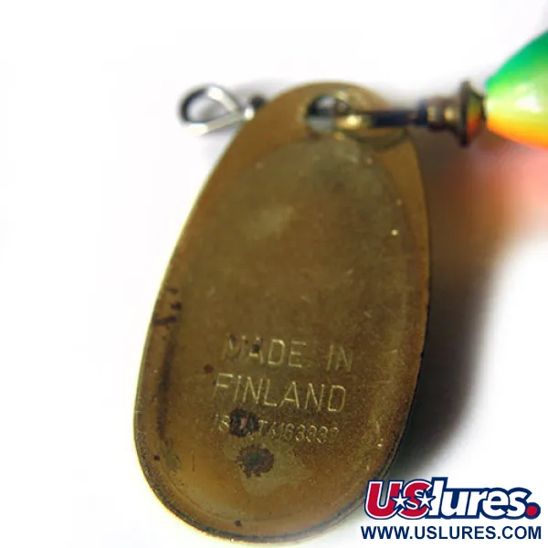 Blue Fox Super Vibrax 2 Minnow Spinner, Groen/Geel/Oranje, 8g, #0227