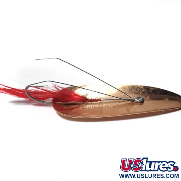 Eppinger Dardevle Feathered Weedless Lepel, Koper, 28g, Wierbescherming, #0241