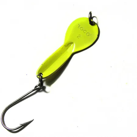 Luhr Jensen Loco 2 Lepel, Geel / Rood, 9g, Klassieker, #0246