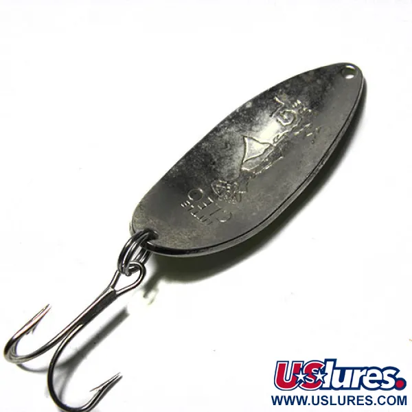 Little Cleo (Hula Girl) Lepel, Groen/Nikkel/Rood, 14g, Vintage, #0266