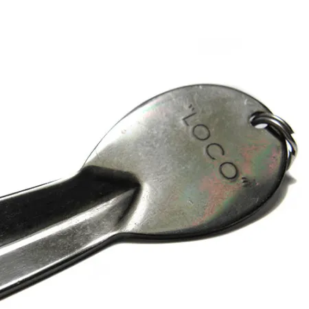 Luhr Jensen Loco Lepel, Zwart / Hologram, 23g, Enkele Haak, #0281