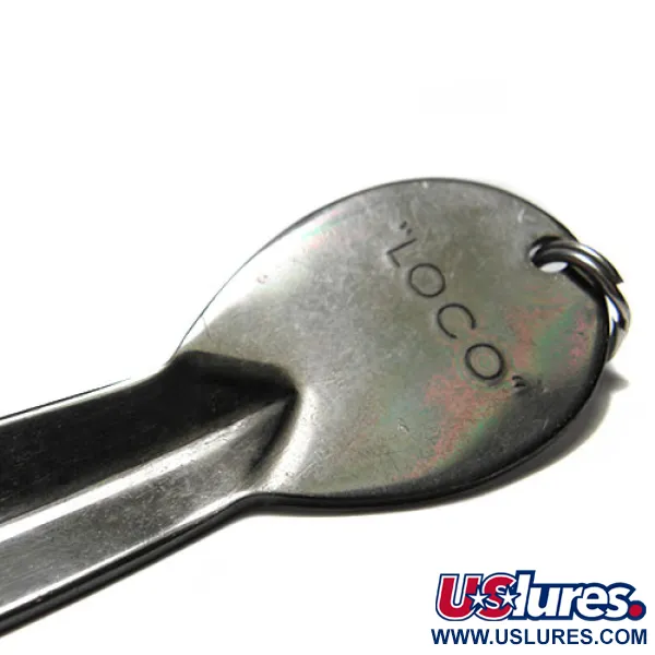 Luhr Jensen Loco Lepel, Zwart / Hologram, 23g, Enkele Haak, #0281