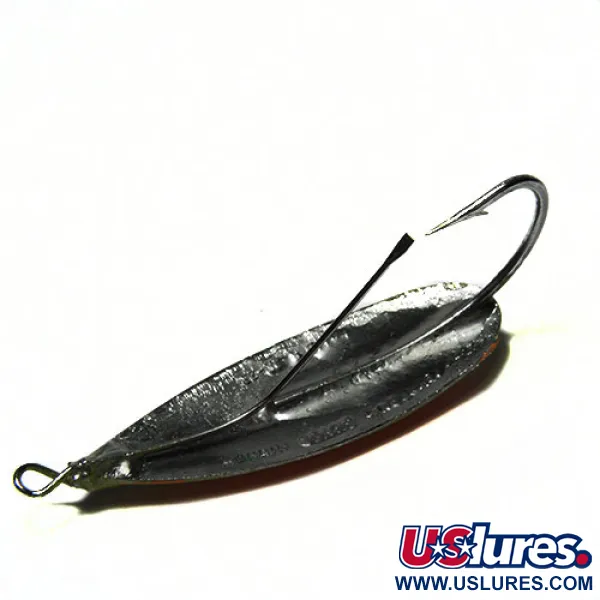 Johnson Silver Minnow Weedless Lepel, Groen/Oranje, 10g, Wierloos, #0313