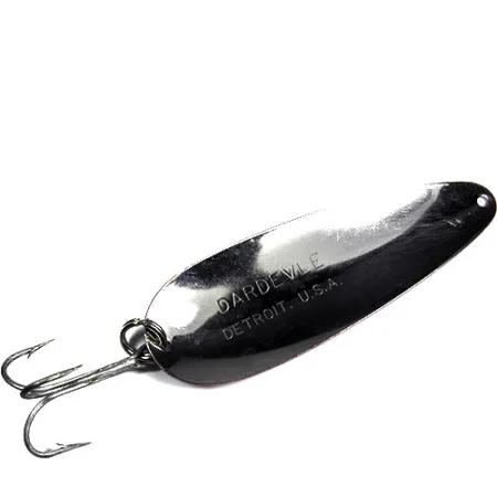 Eppinger Dardevle Lepel, Rood / Wit, 28g, Vintage, #0336