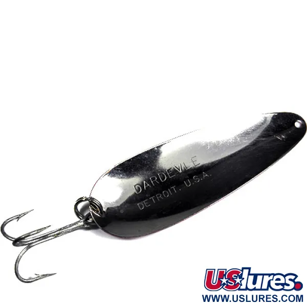 Eppinger Dardevle Lepel, Rood / Wit, 28g, Vintage, #0336