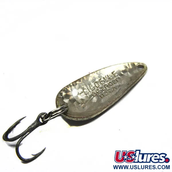 Eppinger Dardevle Lildevle Lepel, Crystal Silver Scale, 3.4g, #0341