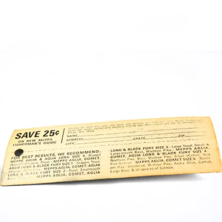 Mepps Aglia 1 Spinner, Messing, 3.5g, Gebonden dreg, #0362