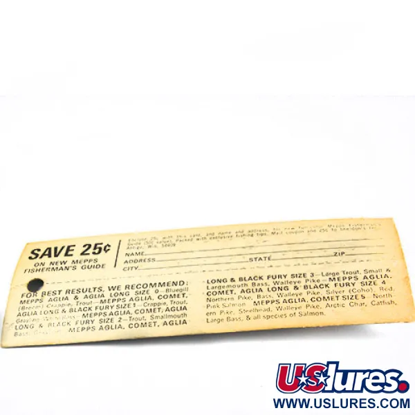 Mepps Aglia 1 Spinner, Messing, 3.5g, Gebonden dreg, #0362