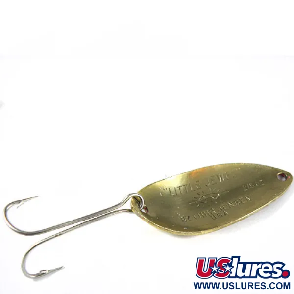 Luhr Jensen Little Jewel Lepel, Messing, 14g, Vintage, #0363