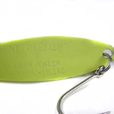 Luhr Jensen Needle fish 2 Lepel, Geel / Rood, 3g, Enkele haak, #0372