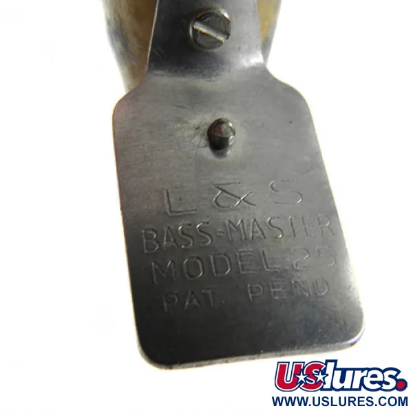 MirrOlure Bass-master model 25 Plug, Natural, 8g, Tweedelig, #0390