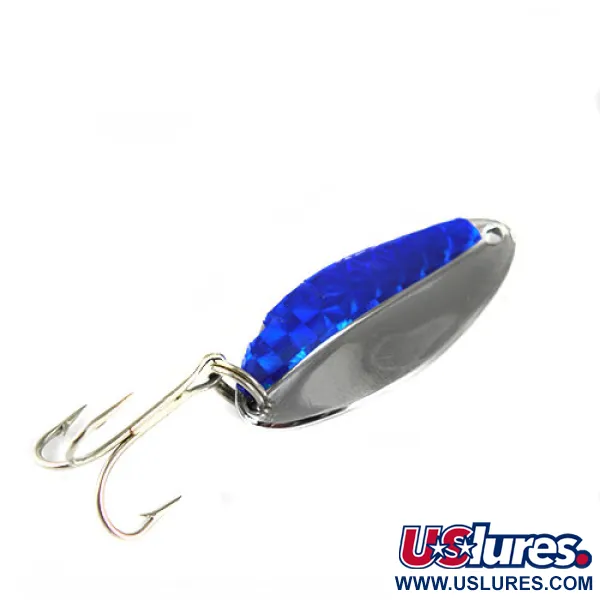 TODDCO Main liner Lepel, Nikkel / Blauw, 11g, Prisma-patroon, #0395