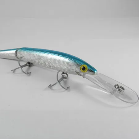 Rebel Spoonbill Minnow Jointed Plug, Zilver/Blauw, 21g, Gedeeld, #0397