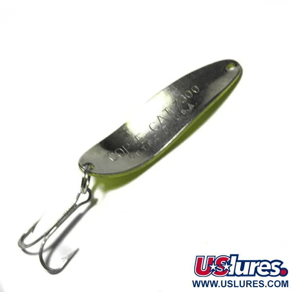 Eppinger Dardevle Cop-E-Cat 7300 Lepel, Geel/Groen, 10g, #0416