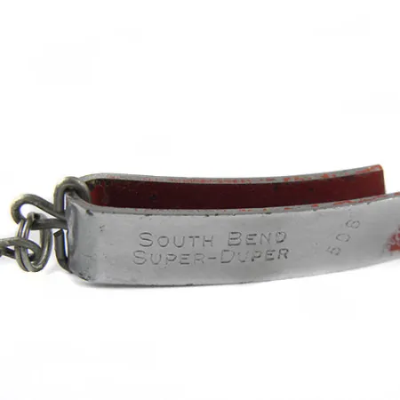 South Bend Super-Duper 506 Lepel, Nikkel/Rood, 7g, U-vorm, #0491