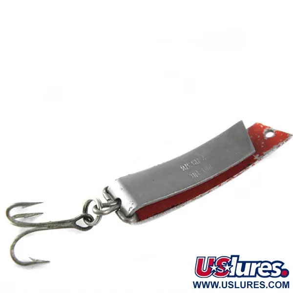 South Bend Super-Duper 506 Lepel, Nikkel/Rood, 7g, U-vorm, #0491