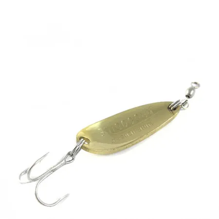 Luhr Jensen Krocodile Lepel, Goud / Oranje / Groen, 9g, verguld, #0493