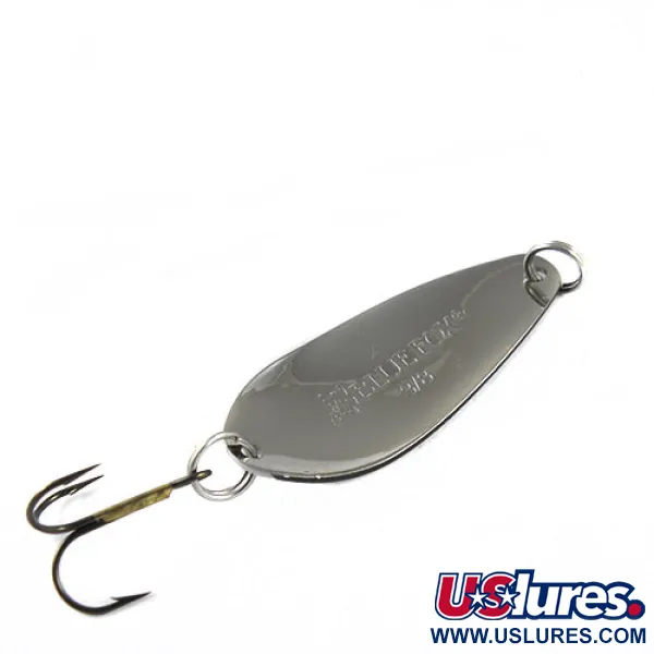 Blue Fox Strobe Tear Drop Spoon, Zwart/Wit, 11g, Lepel, #0499