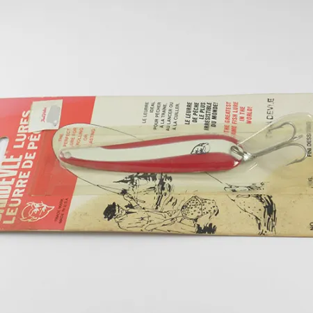 Eppinger Dardevle ThinDevle Lepel, Rood / Wit, 11g, Klassiek, #0541