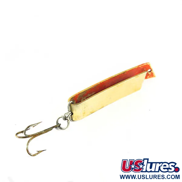 South Bend Super-Duper 509 Lepel, Goud/Rood, 11g, Vintage, #0599