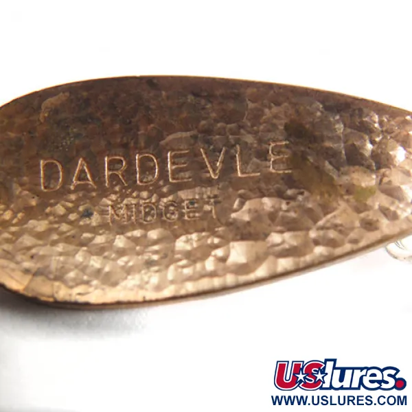 Eppinger Dardevle Midget Lepel, Crystal Bronze, 6g, Gehamerd oppervlak, #0612