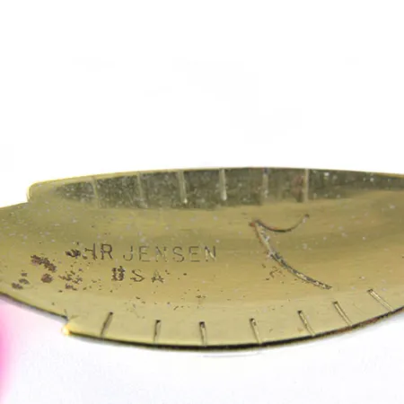 Luhr Jensen Lepel, Wit/Rood/Groen, 4.3g, Pink Attractor, #0622