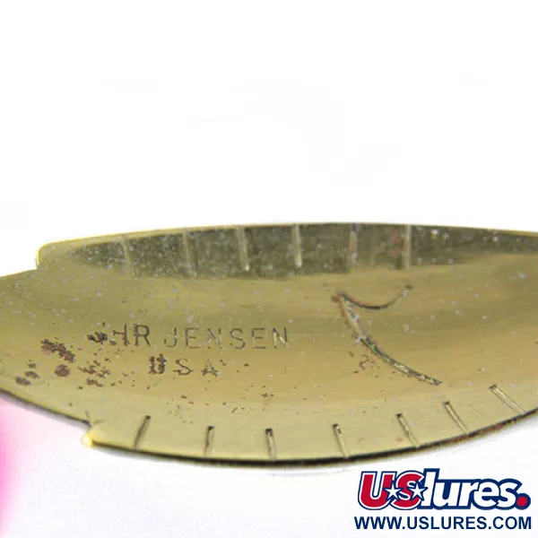 Luhr Jensen Lepel, Wit/Rood/Groen, 4.3g, Pink Attractor, #0622