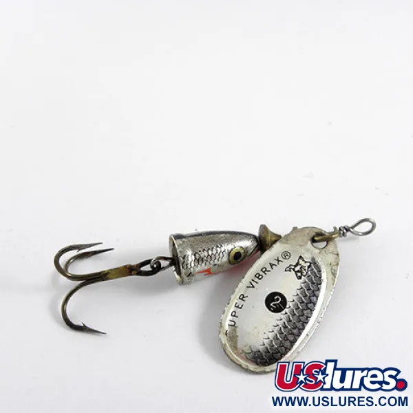 Blue Fox Super Vibrax 2 Spinner, Zilver/Schub, 6g, Anti-kink, #0680