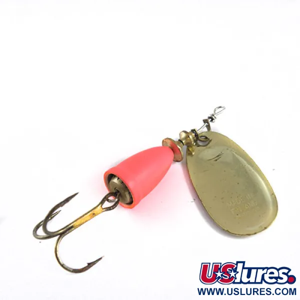 Blue Fox Super Vibrax 3 Spinner, Goud / Oranje, 8g, Anti-kink, #0681