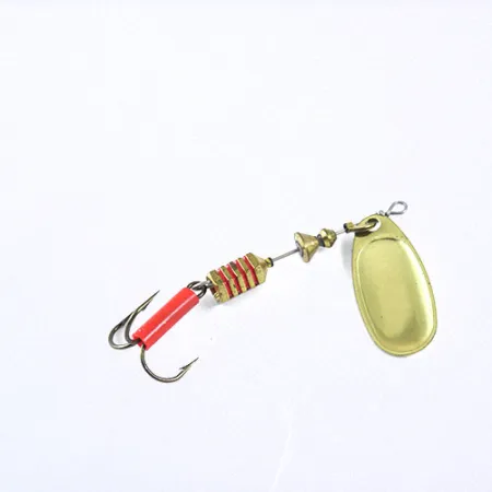 Mepps Comet 3 Spinner, Wit / Zwart, 6,5g, Messing Kern, #0718