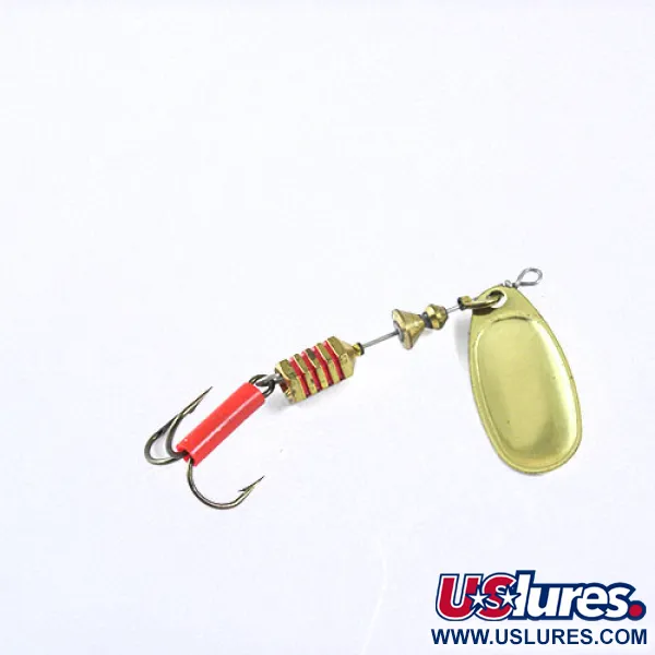 Mepps Comet 3 Spinner, Wit / Zwart, 6,5g, Messing Kern, #0718