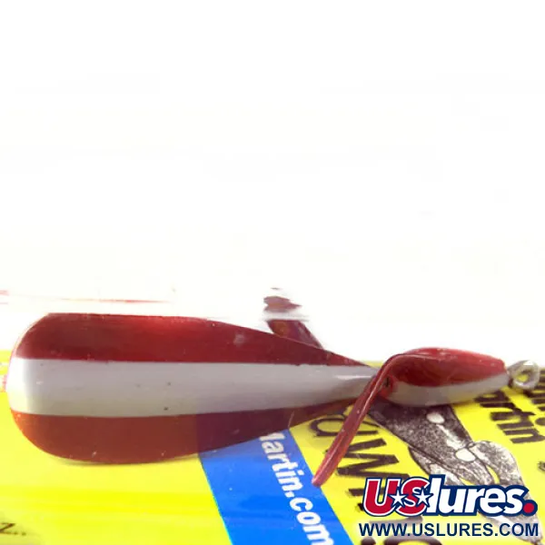 Weedless Panther Martin Weed Wing Lepel, Rood/Wit, 17g, Wiervrij, #0742