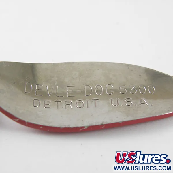 Eppinger Dardevle Devle Dog 5300 Lepel, Rood/Wit, 10g, #0774